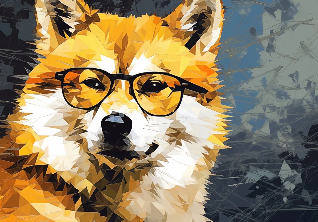 Poszter 100x70cm Intellektuális Kutya