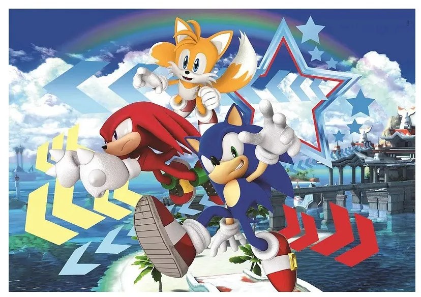 Sonic a sündisznó Star 104 db-os puzzle Clementoni