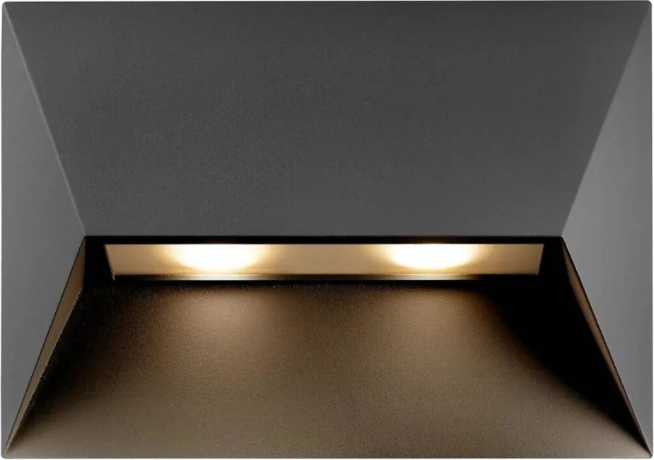 NORDLUX 2218191003 PONTIO Modern Kültéri Fali Lámpa Fekete GU10 IP54
