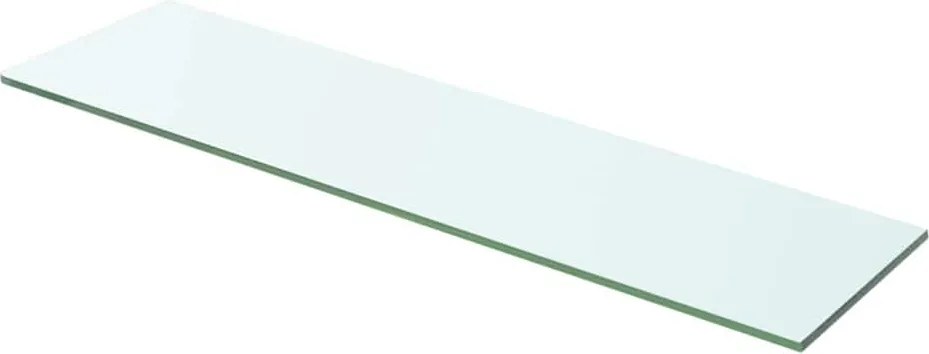 vidaXL Átlátszó üvegpolc 60x12 cm