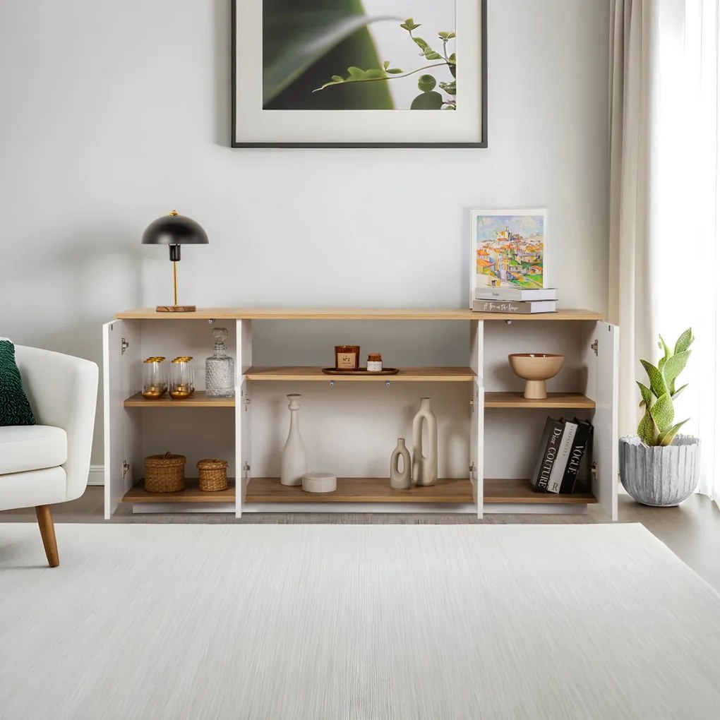 Arista - White, Cadiz Oak