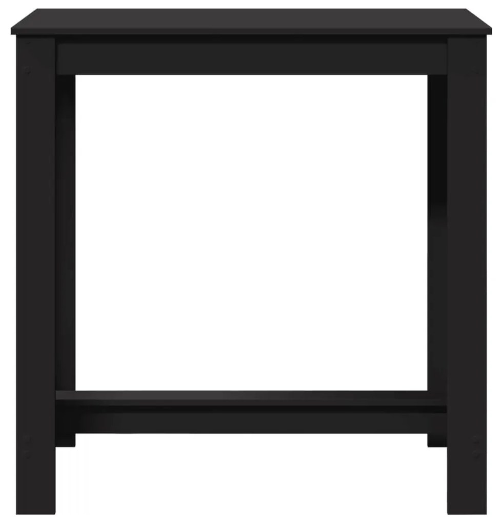 fekete szerelt fa bárasztal 102 x 50 x 103,5 cm