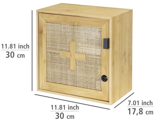 WENKO 25613100 - ALLEGRE 30x30 cm barna szekrény