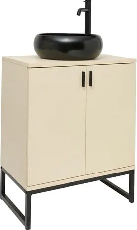 Ceramia Easy fürdőszobaszekrény mosdóval 60x73x36 cm jázmin matt EASYUMDB12