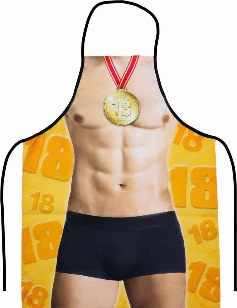 Sportos! Kötény a fiú barátjának, Ajándék 18. születésnapra