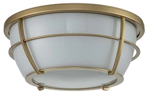 Quoizel QZ-CHANCE-F-PNBR- Fürdőszobai mennyezeti lámpa CHANCE 2xE27/60W/230V IP44