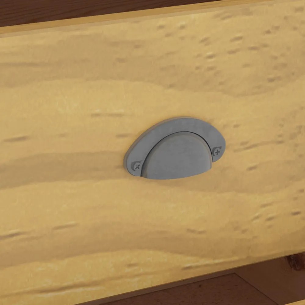 Hill range tömör fenyőfa komód 125 x 40 x 80 cm