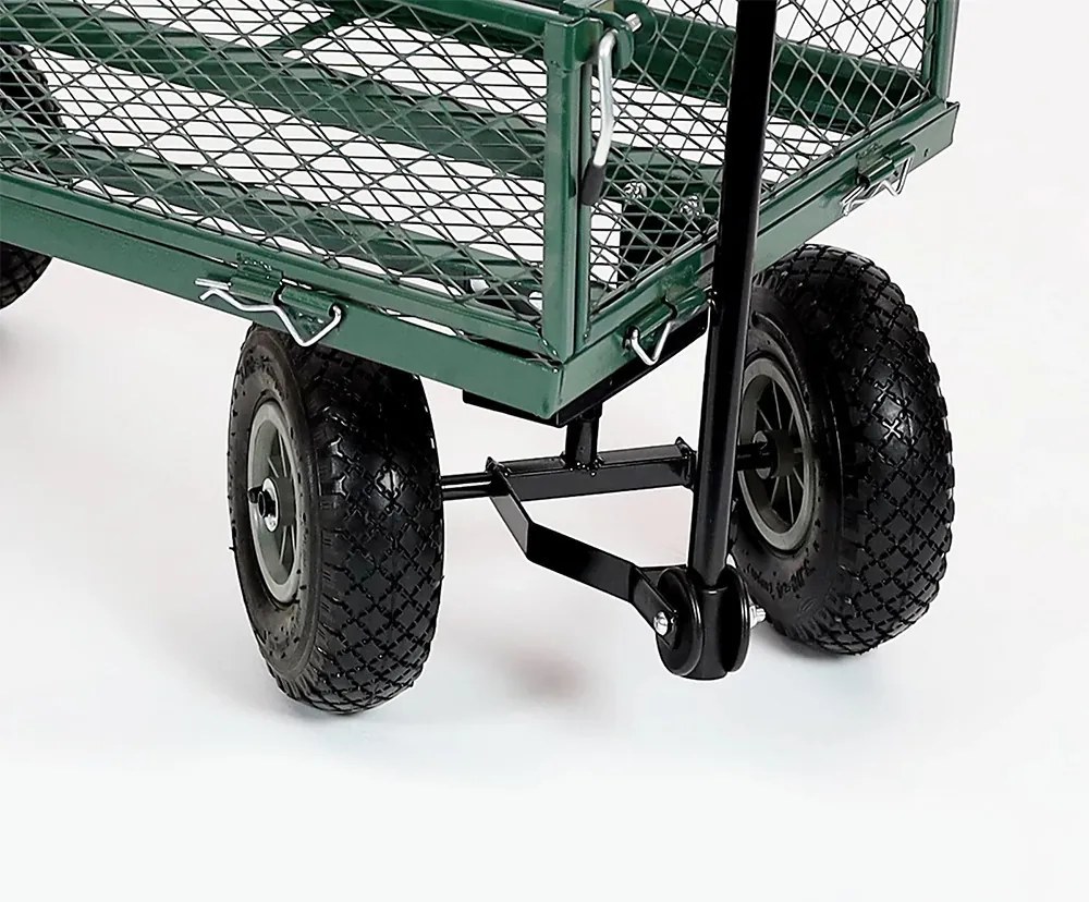 Fém kerti kézikocsi, 300 kg teherbírással