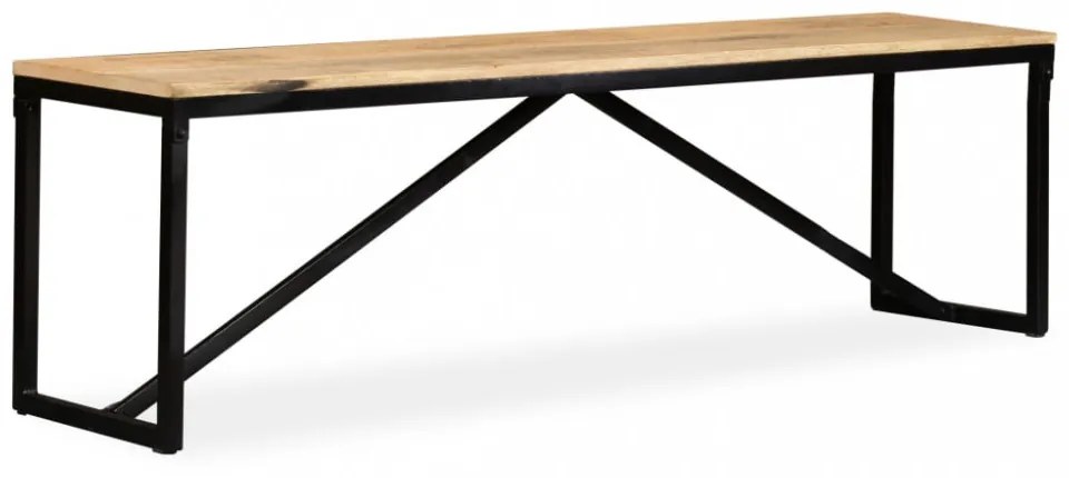 tömör mangófa pad 160 x 35 x 45 cm