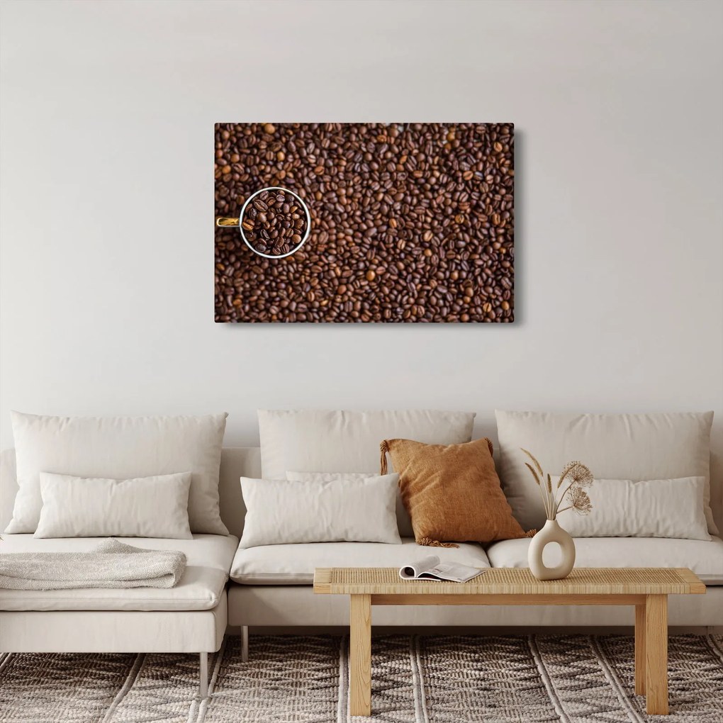 Kép - kávé szemek (90x60 cm)