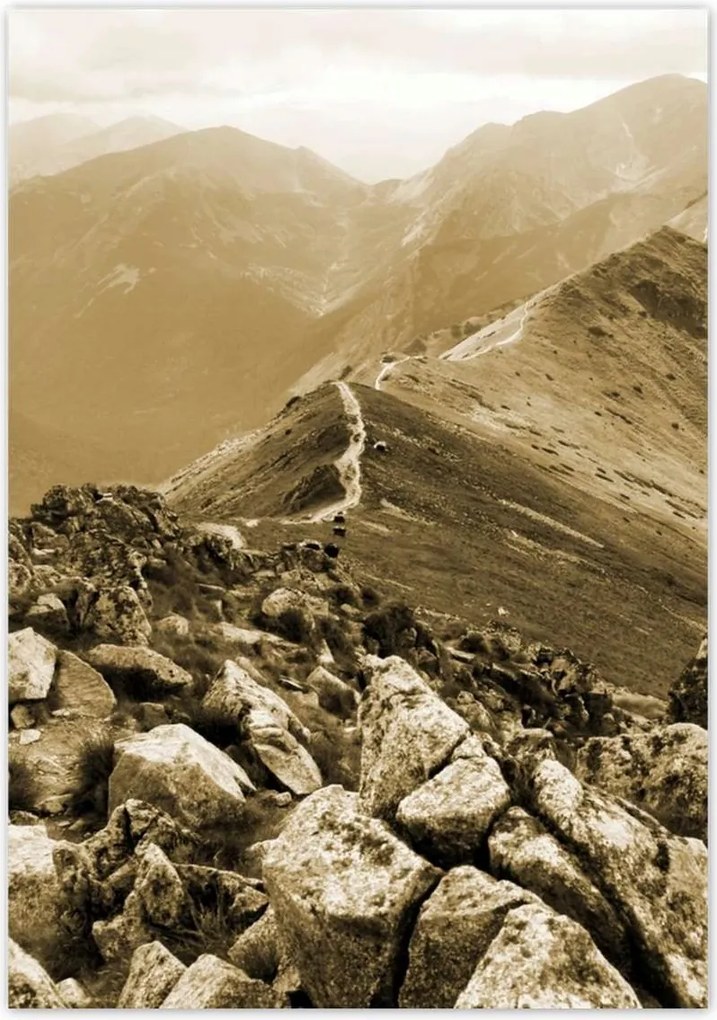 Poszterek 70x100 Tátra Lengyel hegyek Kilátás