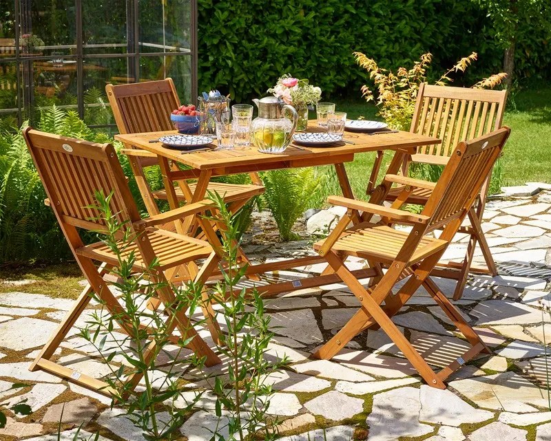 SYDNEY ülőgarnitúra, 5 darabos, természetes fa Casaria