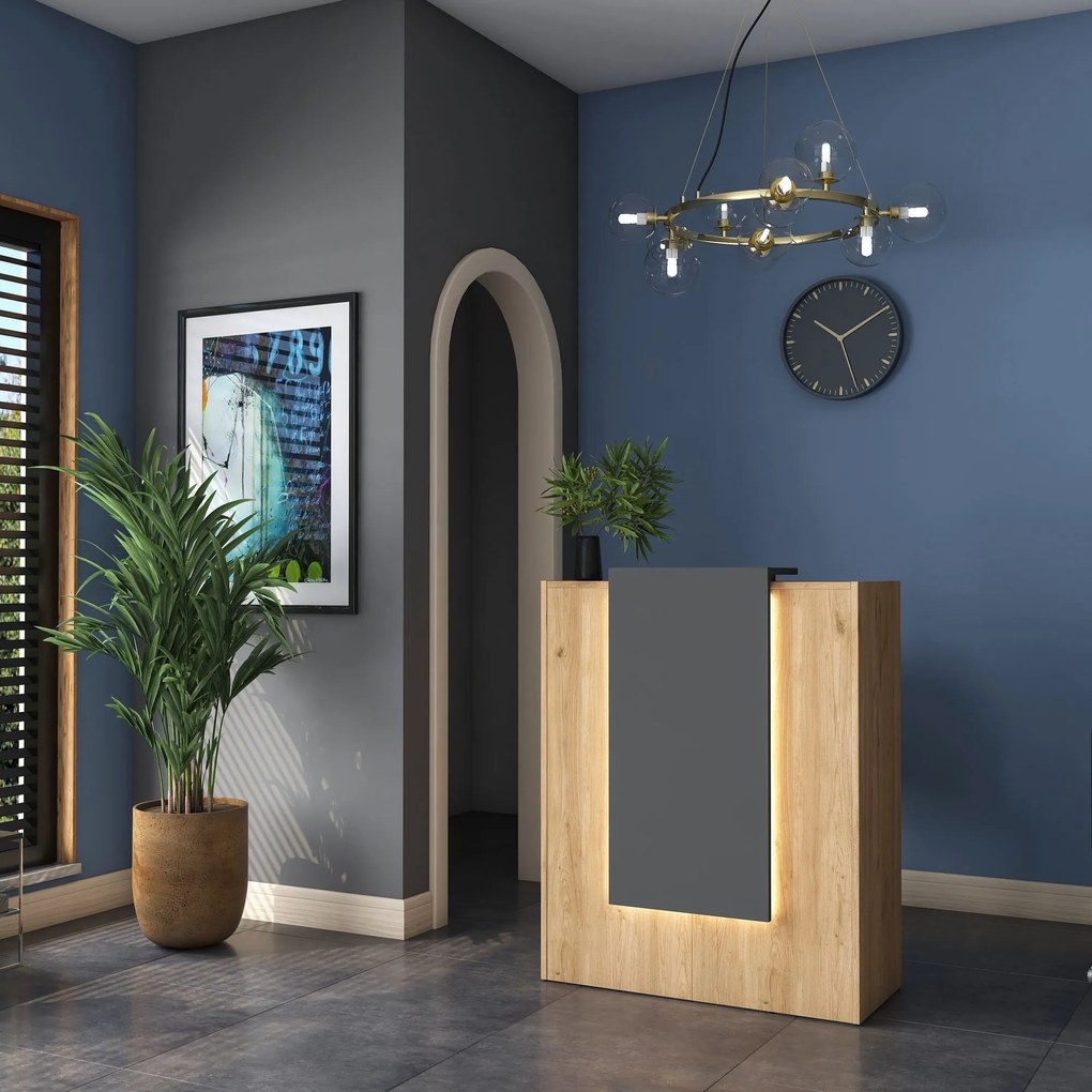 Recepciós pult beépített led hangulatvilágítással ma101 - 3859