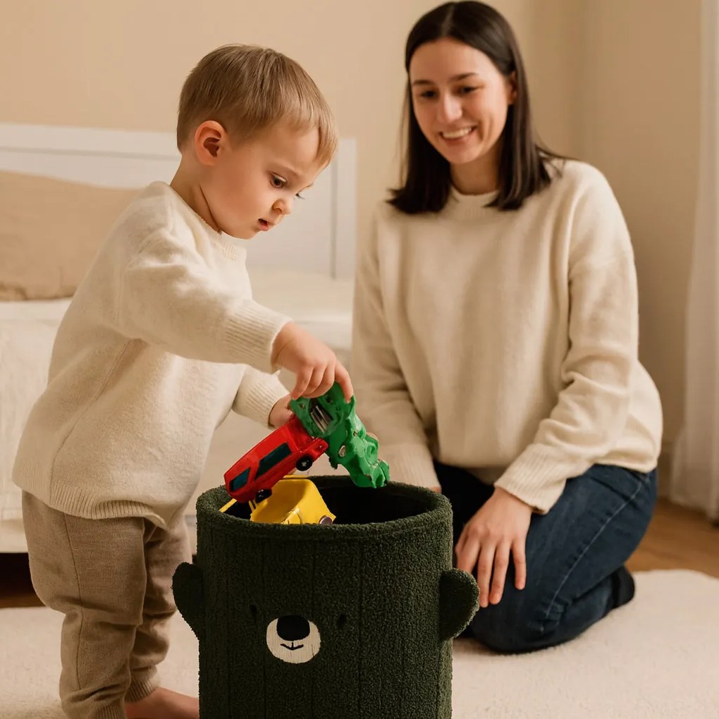 Csíkos tároló doboz 25 x 35 x 22 cm - m méret