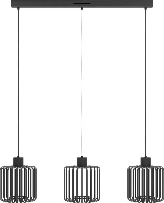 EGLO 900724 GINESTRONE Többágú Függesztett Lámpa Fehér, Fekete LED IP20
