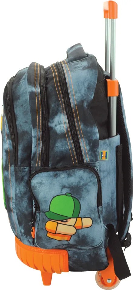Stumble Guys Hat prémium gurulós iskolatáska, táska 42 cm