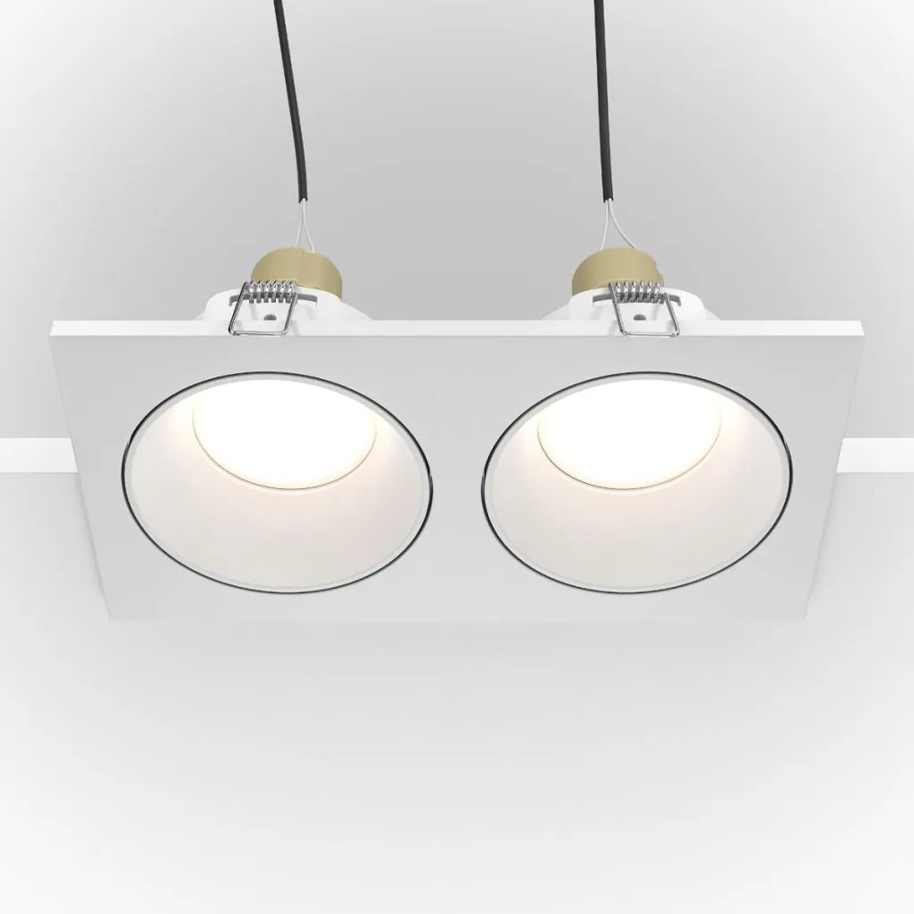 Maytoni ZOOM DL033-2-02W Beépíthető spotlámpa 2x50W/GU10 IP65