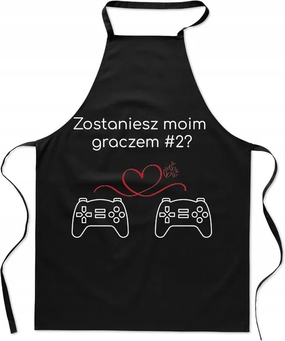 Valentin-napi konyhai kötény Te leszel a játékosom #2 Xbox?