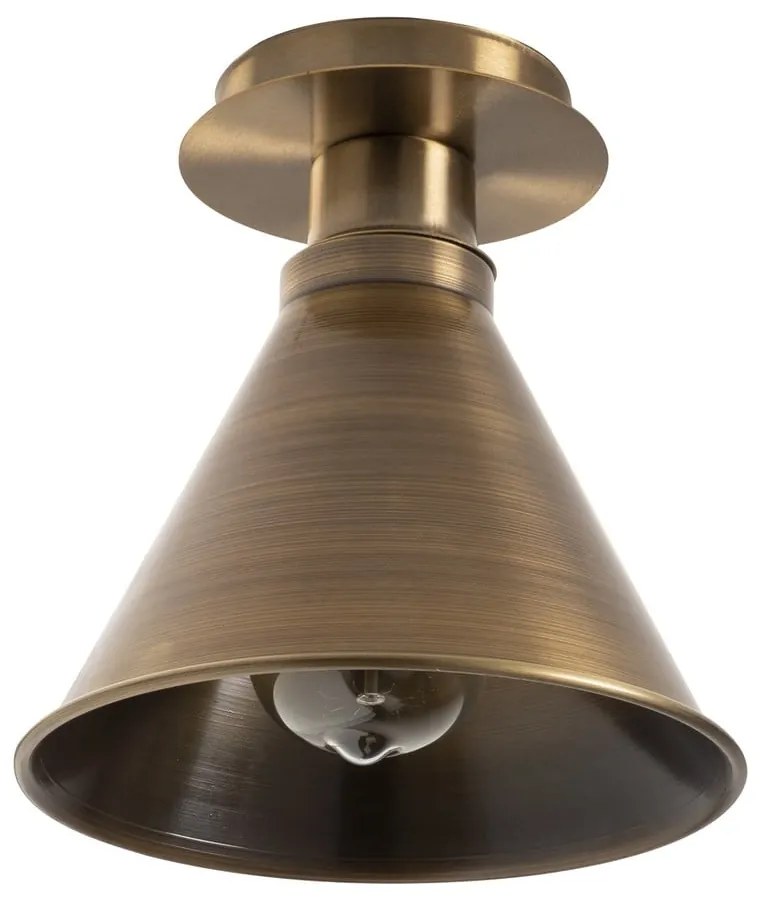 Bronzszínű mennyezeti lámpa fém búrával ø 20 cm Berceste – Opviq lights