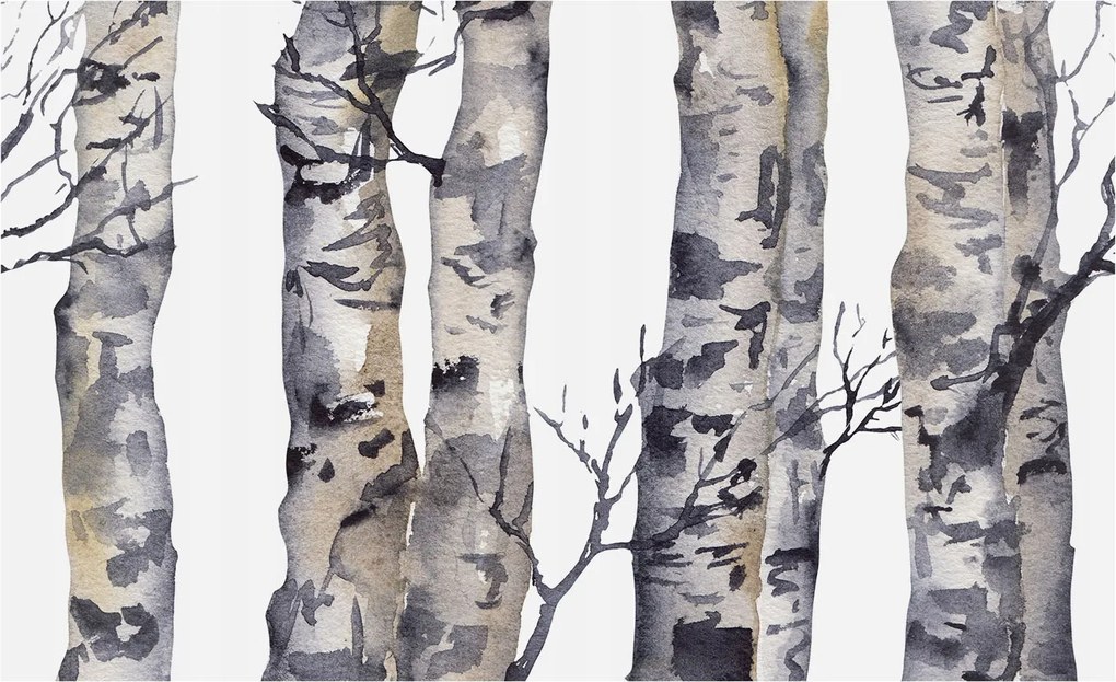 Flizelin Dekoratív fotótapéta Hálószobába Axiális erdő 416x254 Ragasztó