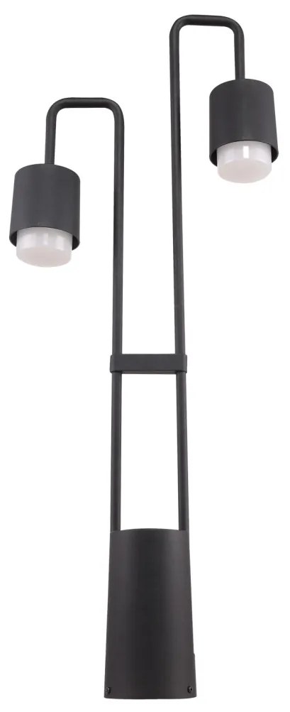 ITALUX C49-80-BK-9 SORANO Modern Kültéri Állólámpa Fekete LED IP44