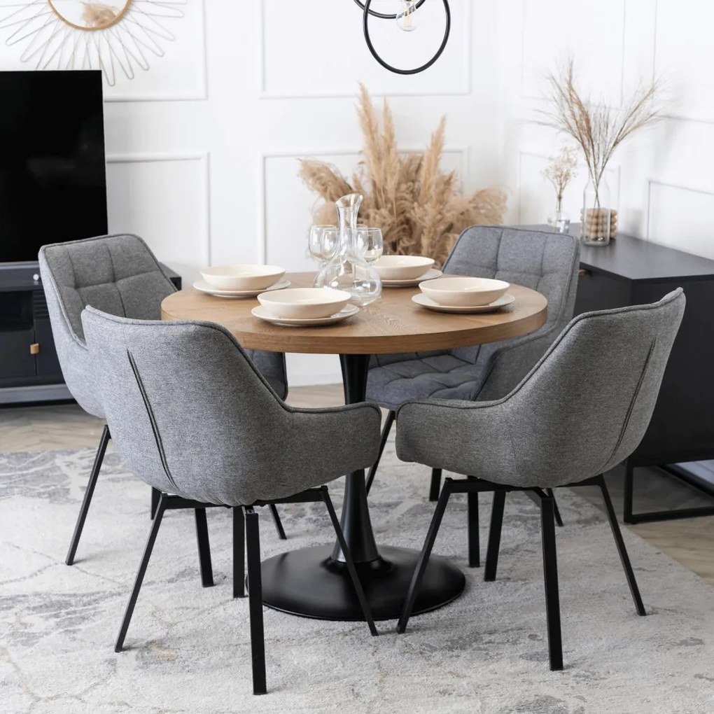 Krzesło Obrotowe LUNA 2 Szare