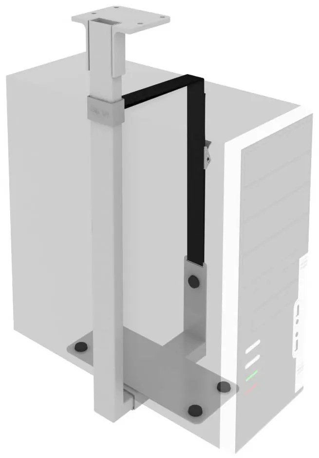 Tartó PC ProOffice-hoz, szürke