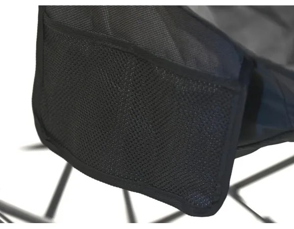 Összecsukható kempingszék szürke