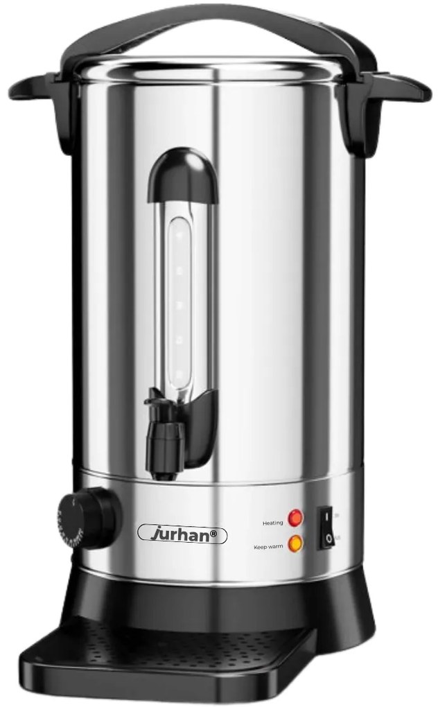 Jurhan COZY borfőző/tea, 8,8l, ezüst