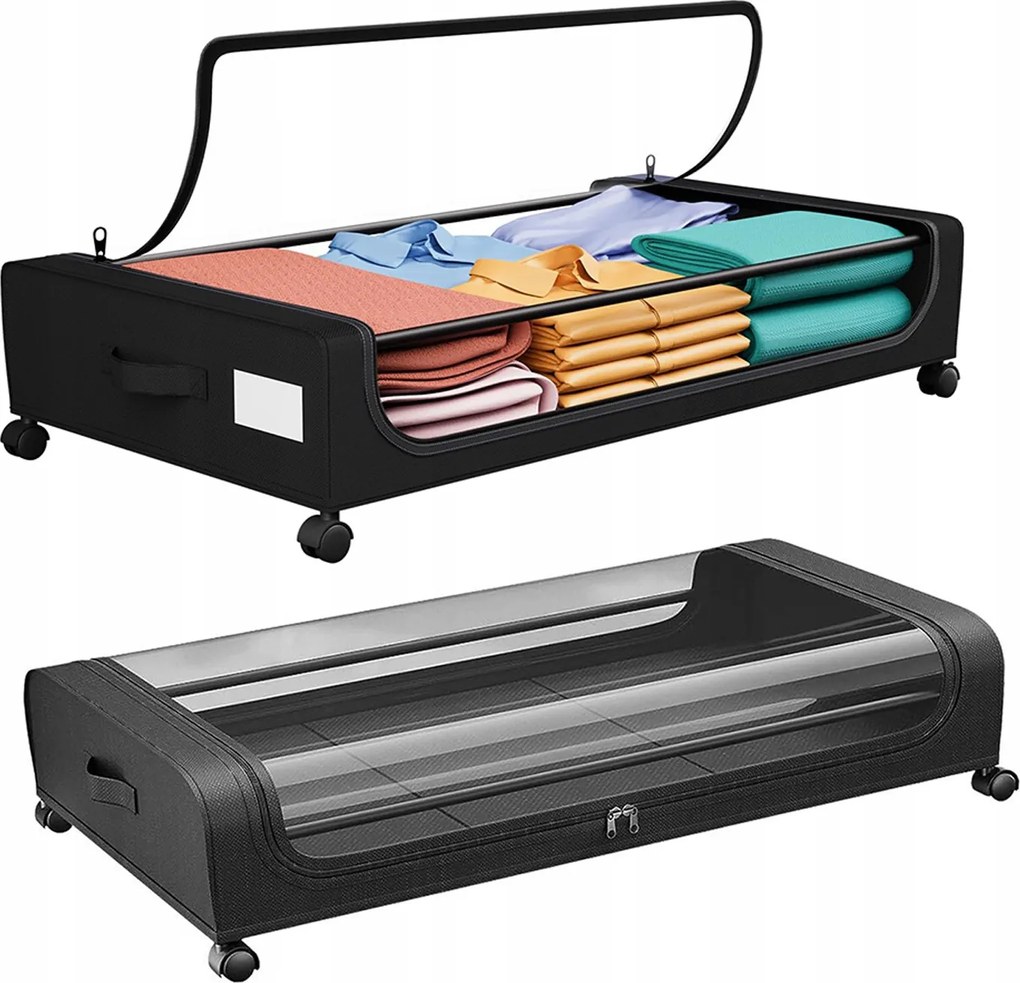 Ágy Alatti Rendszerező 78,5X44CM Ágynemű Tárolására Cipzárral 2 Db