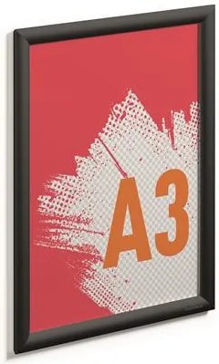 Posztertábla, fali, A3, alumínium keret, DURABLE, fekete (DB479701)