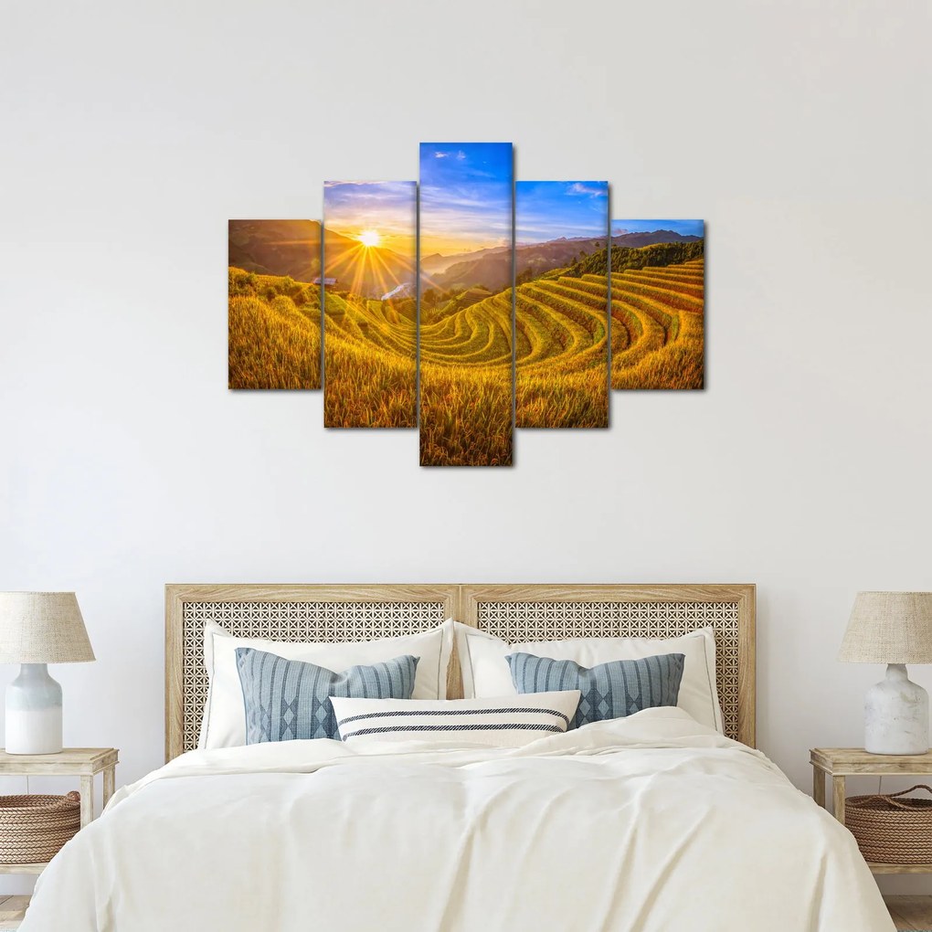 Kép - Rizs teraszok Vietnamban (150x105 cm)