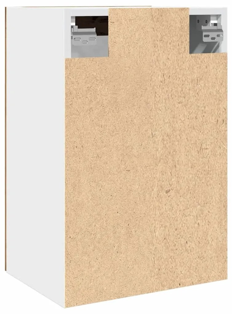 “Lyon” kézműves tölgy színű szerelt fa függő üvegszekrény