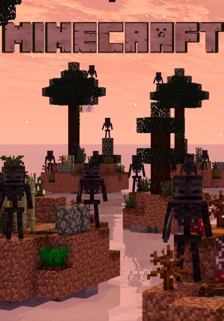 Poszter, Mojang, Minecraft, Creeer, Alex, Enderman, Zombie,