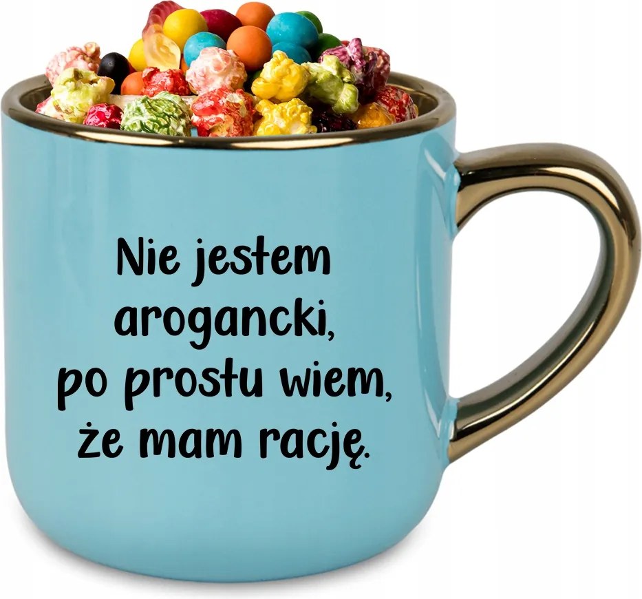 Bögre Elegant XXL Kék 400ml Kerámia Vicces Ajándék Nem Arrogáns