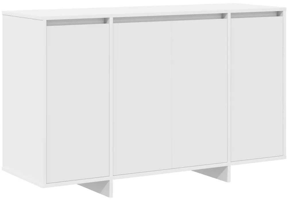 Fehér Oldalszekrény Fehér Mérnöki Fa 120 x 41 x 75 cm