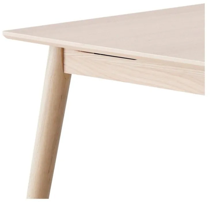 Bővíthető étkezőasztal hosszabbító asztallappal, tölgyfa dekorral 100x210 cm Meza – Hammel Furniture