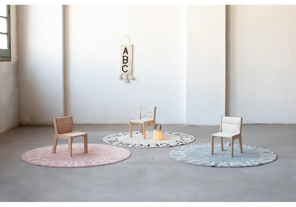 Bézs-natúr színű gyerek szék ABC – Lorena Canals