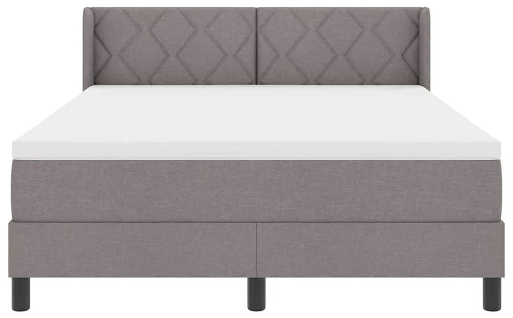 Boxspring ágy matraccal matracmal Tópszínű 140 x 190 cm