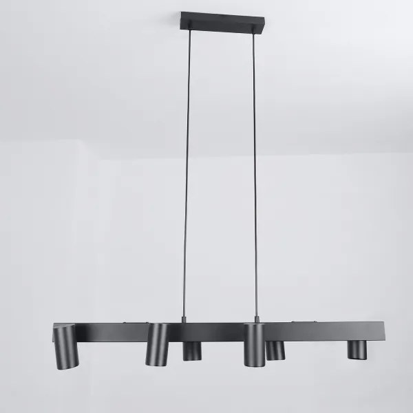 BRILAGI - LED RGBW dimmelhető, kábelen függesztett csillár SELE 6xGU10/6,5W/230V fekete