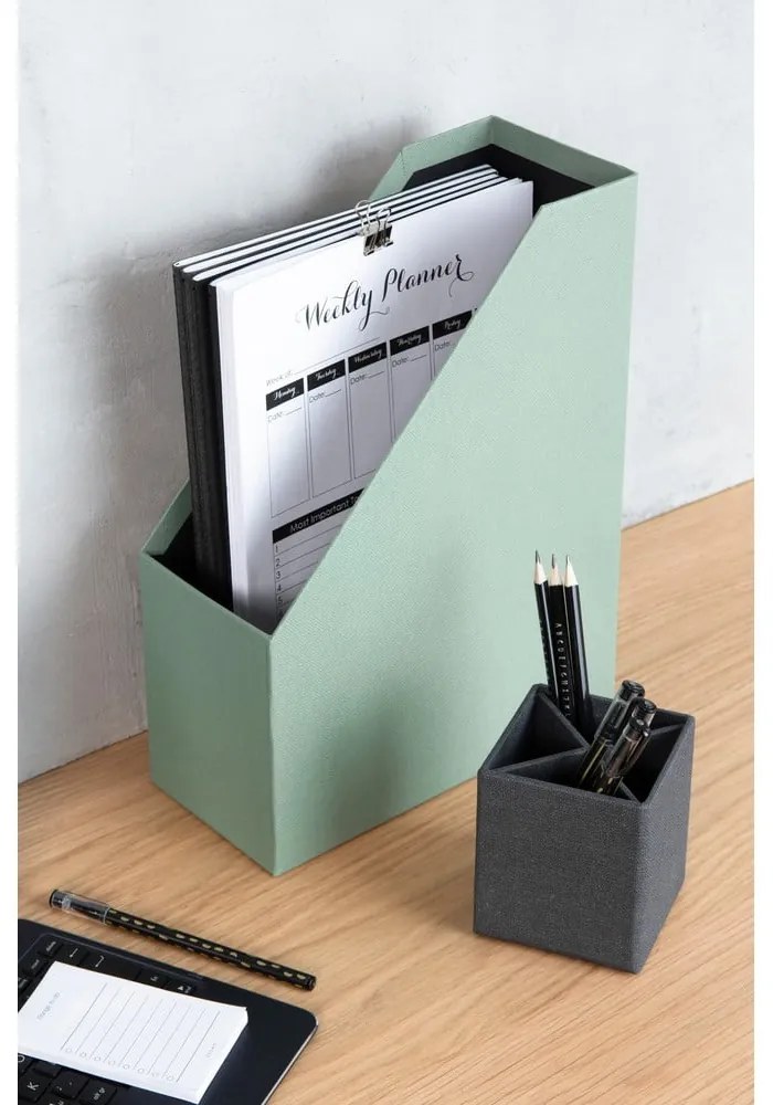 Karton rendszerező dokumentumokhoz Estelle Canvas Paper Laminate – Bigso