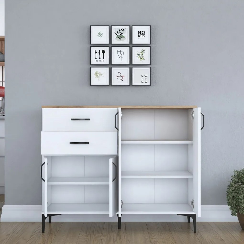 Konyhaszekrény, 120 cm – JE210