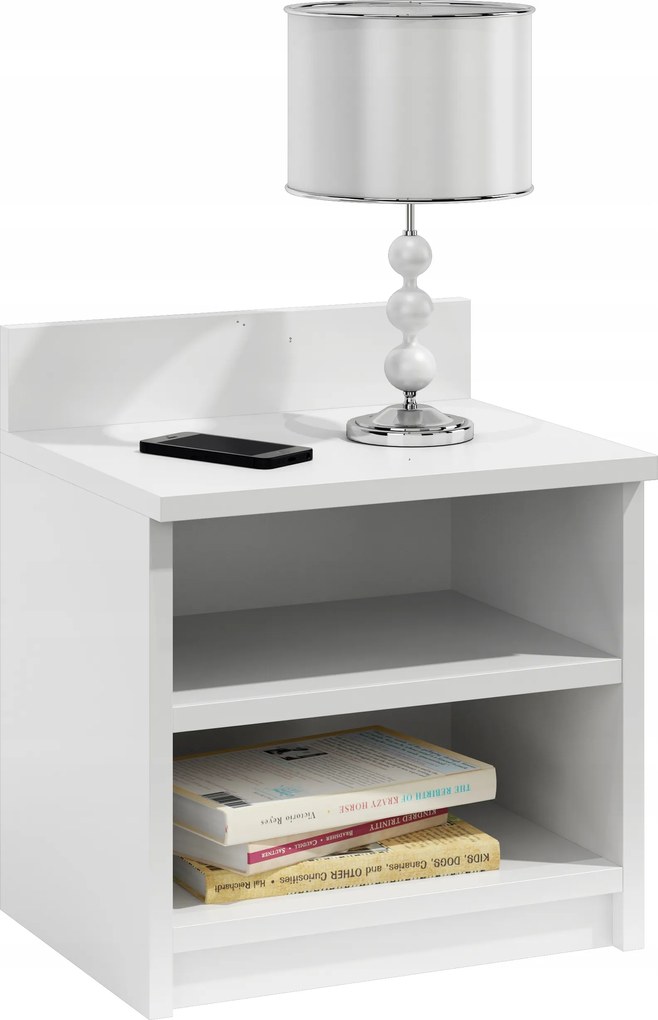 Éjjeliszekrény Komód N5 Fehér