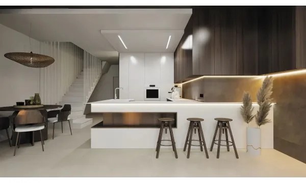 Deante BRE_075M - Mosogató csaptelep kihúzható zuhannyal, ERIDAN, króm