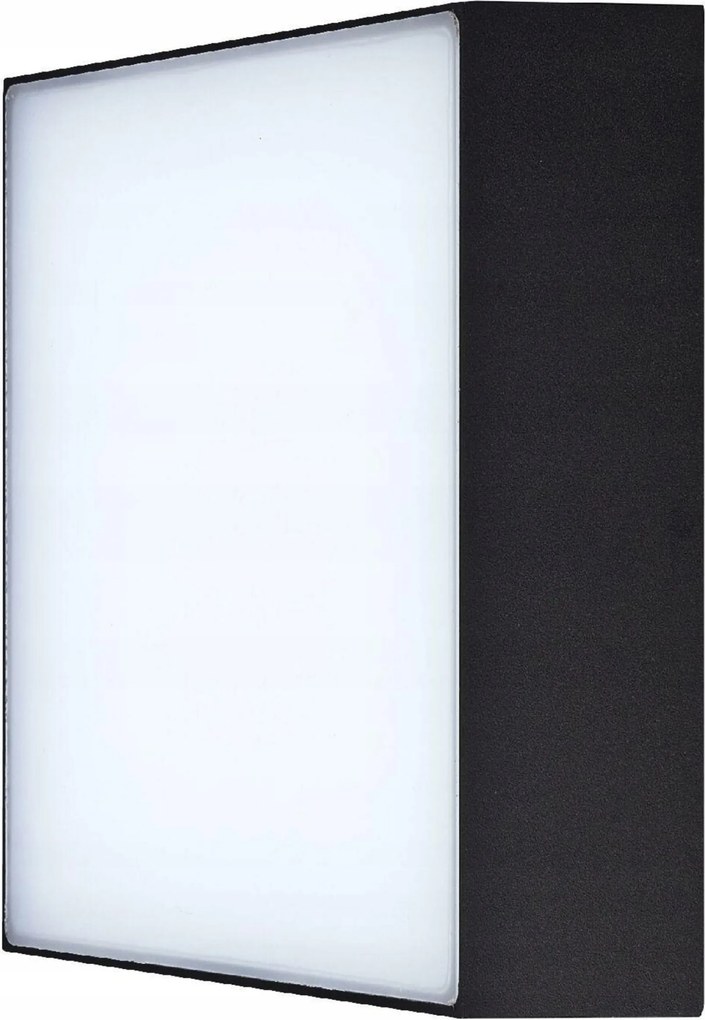 AZzardo AZ4497 kültéri fali/mennyezeti lámpa Casper Square 4000K fekete