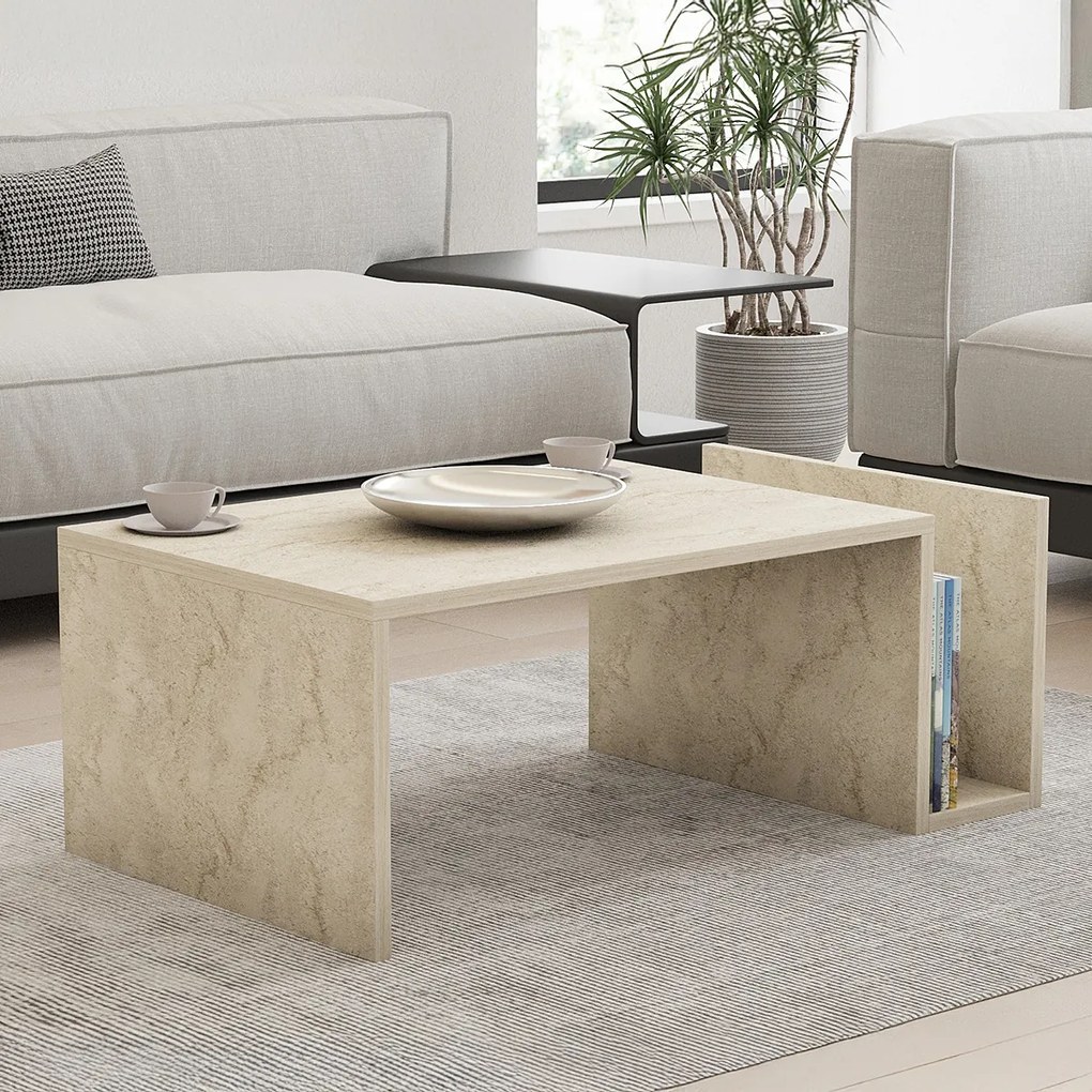 Memo Travertine dohányzóasztal