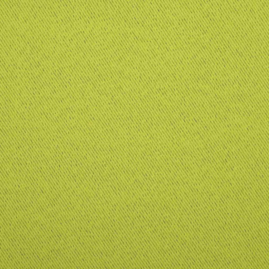 Függönyök függönyökkel 2 pcs Alma zöld 260x140cm Poliészter