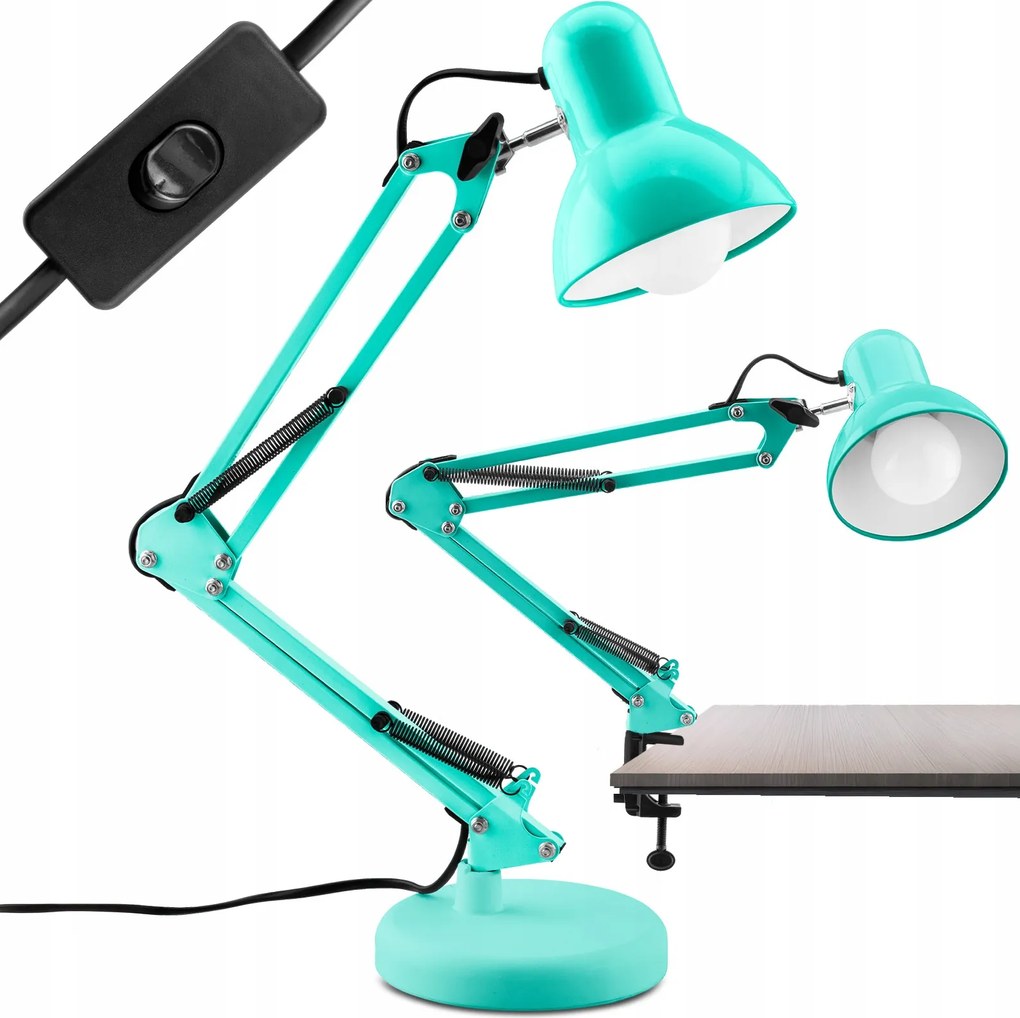 Asztali lámpa Iskolai Éjszakai Led E27 Állítható Fogantyú Menta