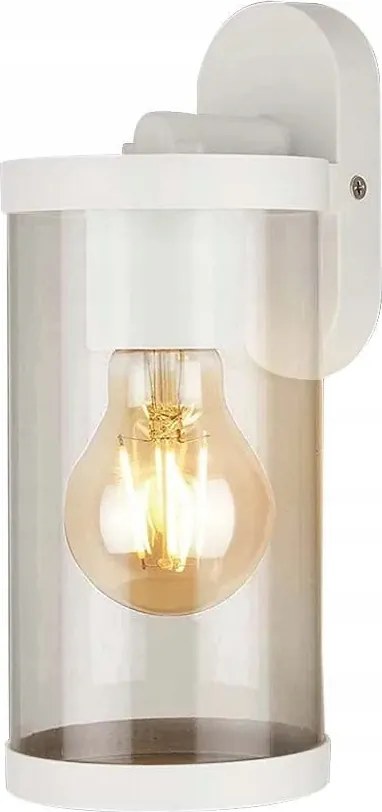 Kültéri kerti fali lámpa fehér matt átlátszó IP44 V-tac