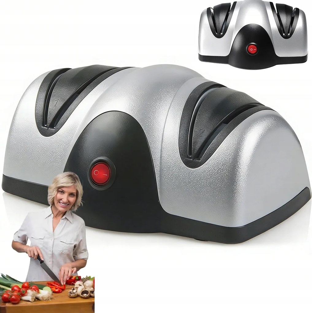 Elektromos Késélező Konyhai Késélező Olló 2 Funkció